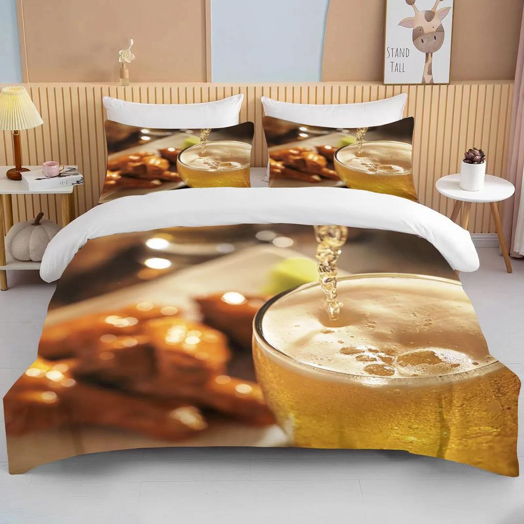 10 Sizes Beer Patterns Duvet Cover Sets Race Car Bedding Sets With Pillowcases For Teens Boys Adult Bedroom Decor Bedclothes