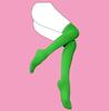 Glow In The Dark Stockings Women's Sexy Fluo Self-Adhering Over-The-Knee Socks