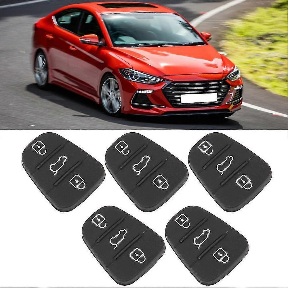 Button Pad, Rubber Button Pad, Car Key Shell Button Cover, Car Rubber Button, Button Pad Fit For Hyundai, Button Pad Fit For Kia
