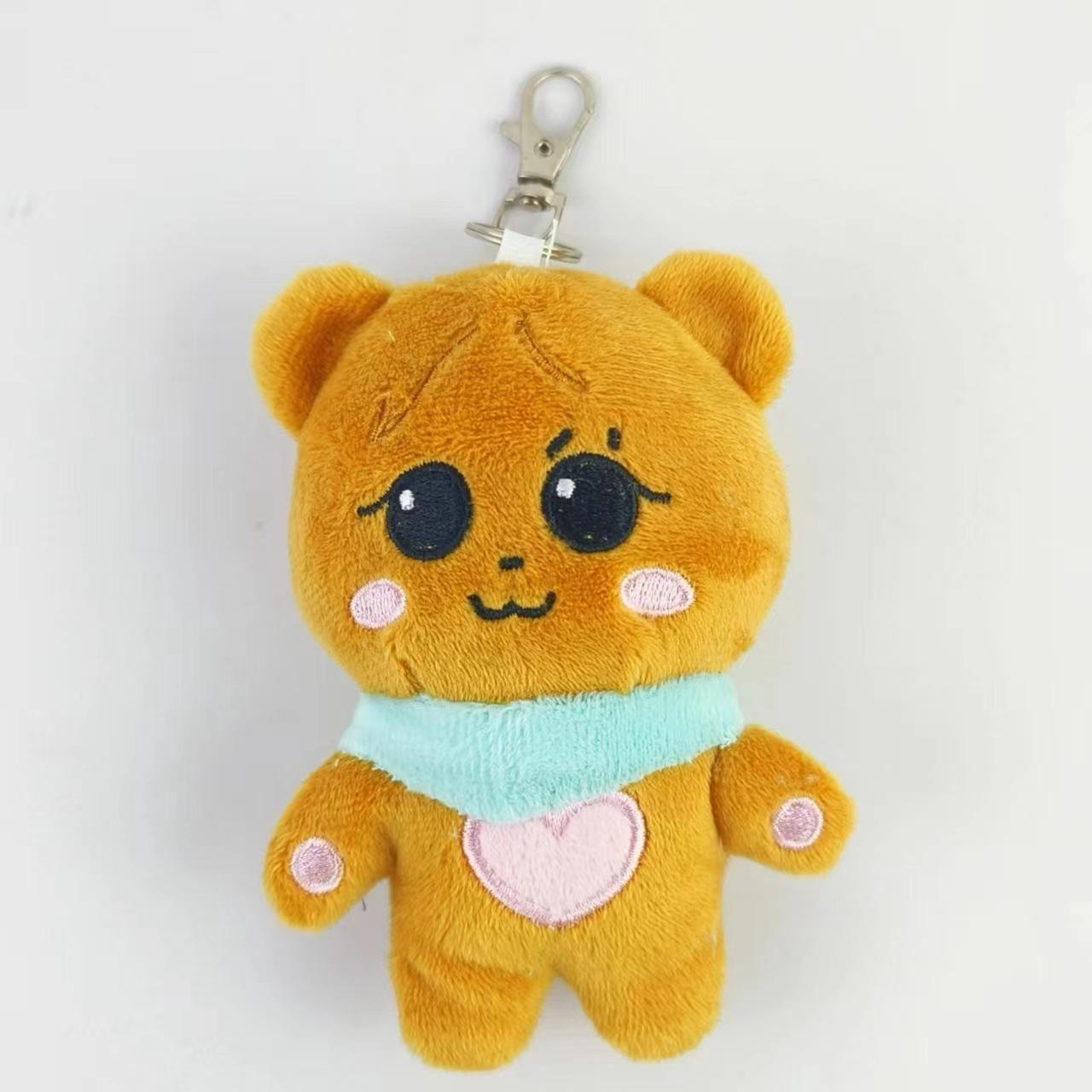 

Плюшевая игрушка Blackpink LISA JENNI JISOO ROSÉ, плюшевая кукла, кавайная мягкая подвеска с животными коричневый