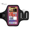 Running Sports Phone Armband Bag with Pocket for Earbuds Car Keys Reflective Arm Strap Sweat-proof Mobile Phone Holder Arm Bag Outdoor Jogging