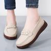 Women Black Moccasins Driving Shoes Flats White Casual Nurse Loafers Grey Minimalist Maternity Shoes Large Size
