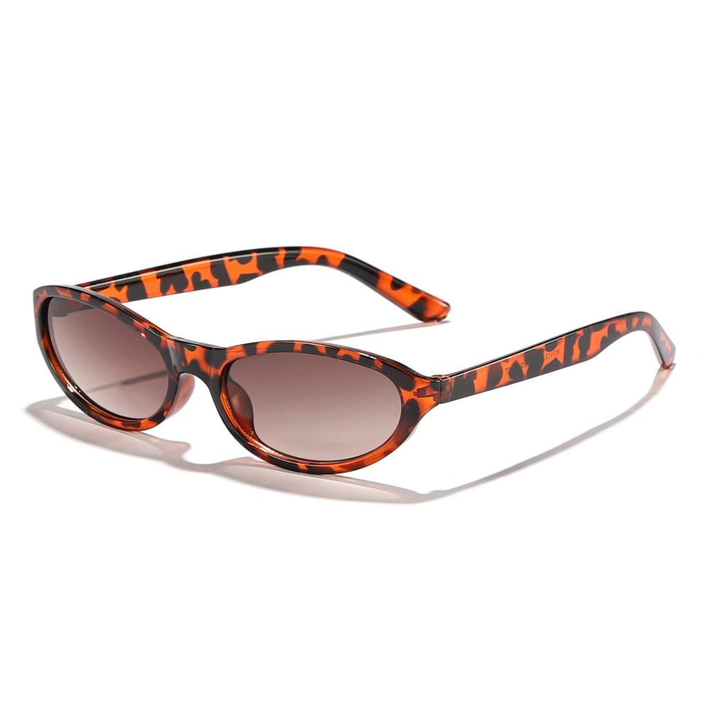Fashion Luxury Brand Oval Women Sunglasses Retro Shades UV400 Men Small Trending Outdoor Travel Sun Glasses Oculos De Sol Gafas