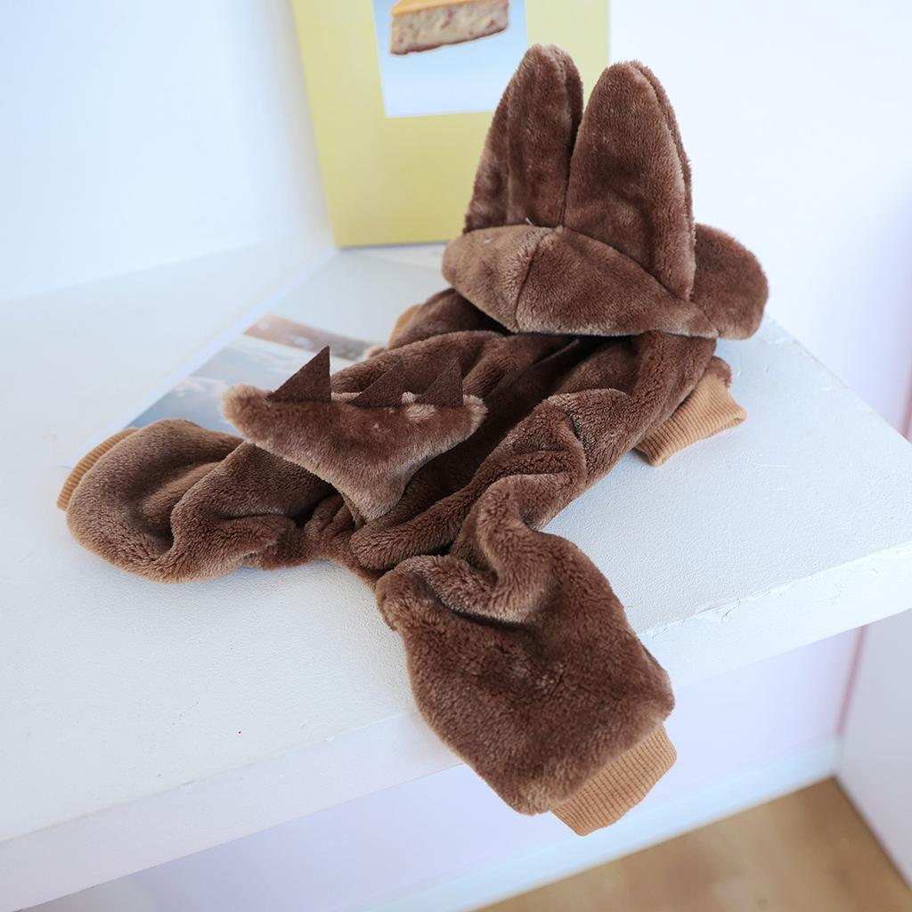 Polyester Pet Clothes Spring/Autumn Small Dog Puppy Cosplay Cartoon Animal Little Cloth Dinosaur Transformation Outfit