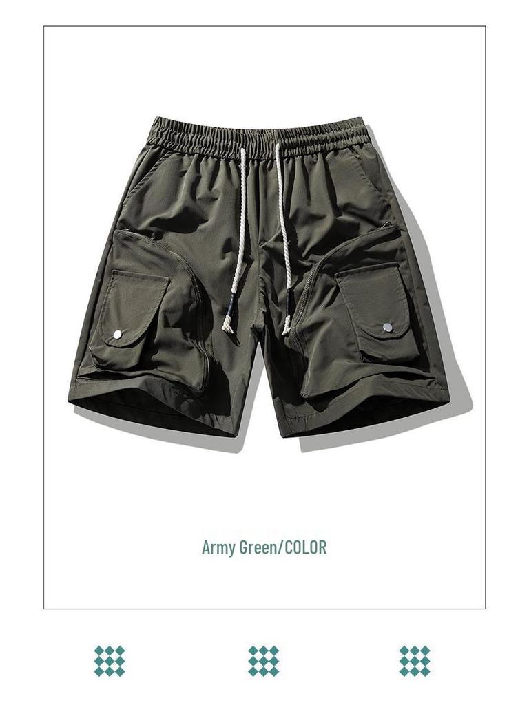 ChaonanDa Herren American Style Lockere Cargoshorts - Lässige Outdoor-Bermudashorts 3725