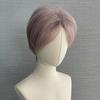 Pink Short Wig for Boy Men Cool Cosplay Blonde Black Wigs Synthetic Wig Heat Resistant Fiber Peruca Cacheada Sintetica