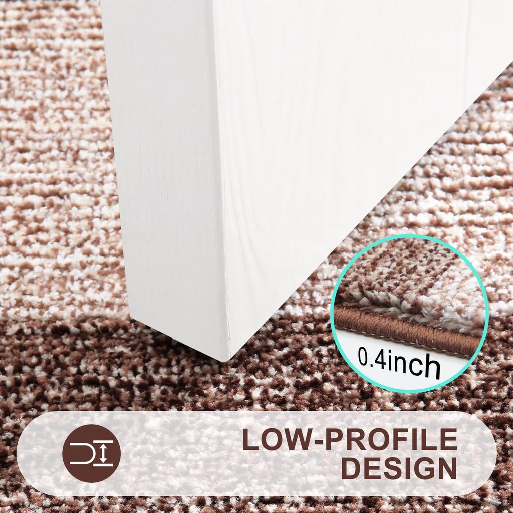 Olanly Low Profile Mat Foot Mat Door Mat Indoor Non-Slip Entrance Doormat Supe Absorbent Welcome Bathroom Rug Front Door Carpet