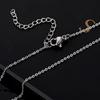 Stainless Steel Musical Notation Shaped Pendant Necklace For Women Men Fashion Classic Silver Color Music Symbol Choker Jewelry