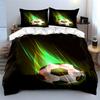 Soccer ball with flames. Bedding sets Duvet cover sets Duvet covers Pillowcases(1*Duvet Cover 2*Pillowcases without duvet insert)