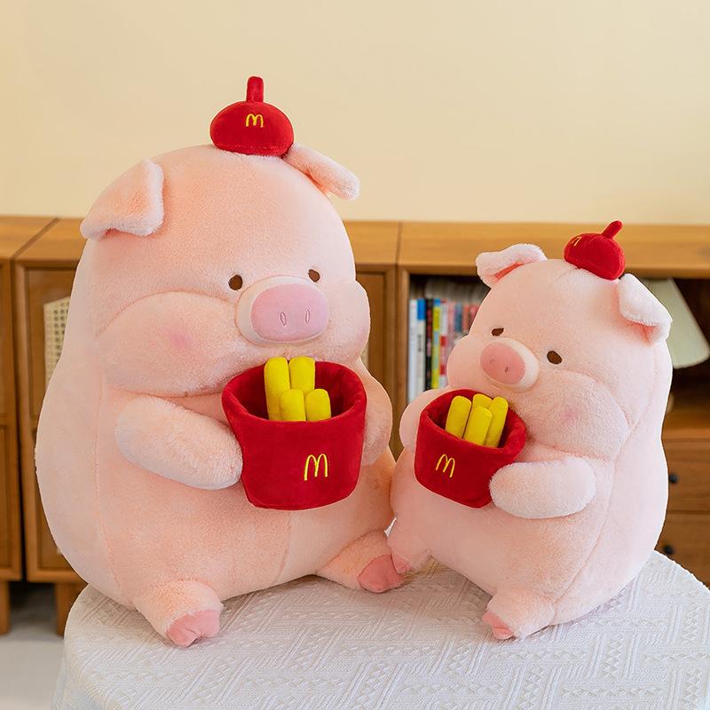 Pig Doll Cute Lulu Pig Plush Toy Valentine's Day Birthday Gift Throw Pillow