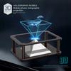 Creative Pyramid Hologram Projector Plastic Projection Video Stand Holographic Projector  Gifts