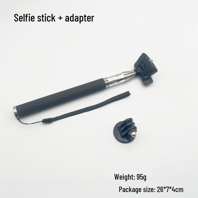7-Section Stainless Steel Selfie Stick for GoPro & Sports Cameras