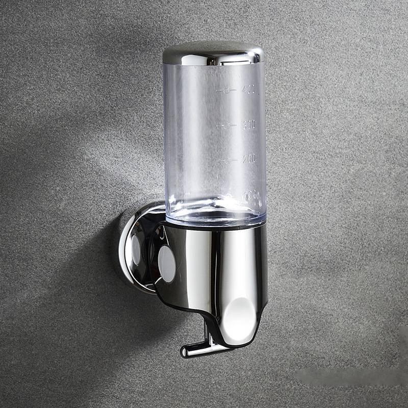 Hanging Foam Wall Soap Dispenser Chrome Coating Hotel Home Bathrooms Supplies