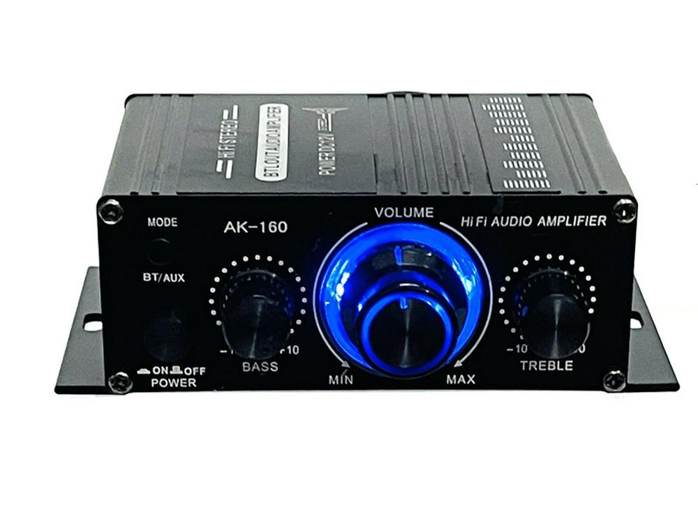 12V Bluetooth 5.0 Stereo Amplifier for Car, Computer, or Desktop: 2-Channel Background Music Power