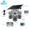 AOV Solar Camera with 2‑in‑1 Surveillance & Lighting – 4G/WiFi, 3‑Lens or 5‑Lens, 3‑Screen or 4‑Screen View