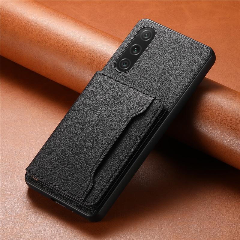 Portafoglio Multifunzione di Lusso in Ecopelle PU Custodia per Telefono Coque Per Sony Xperia 1 5 10 IV 1V 10V 5III 1VII Porta Carte Cover Guscio