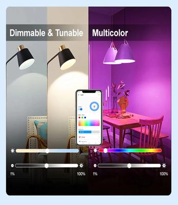 Inteligentna żarówka LED Tuya WiFi Zigbee E14 Świeczki RGB CW Ściemniana lampa LED Do sterowania aplikacją Alexa Google Home Alice eWelink