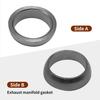 Exhaust Pipe Donut Gasket Replacement For Polaris Ranger XP 800 4X4 EFI 2010-2012G, Manifold Gasket + Seal + Spring