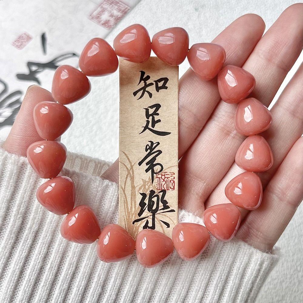 Lucky Pork Intestine Bracelet Purple Grape Color Healing Bodhi Bracelet Creative Gift Bangle