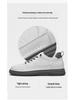 866 Men's Height Boost Sneakers: Thick Sole Platform Casual Shoes, Low-Top Cowhide, Spring Trend.