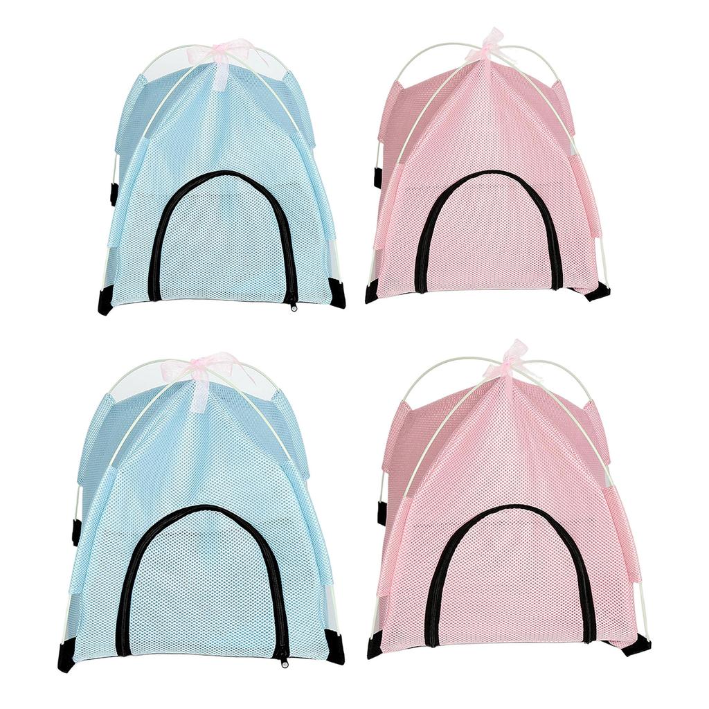 Cat Tent Bed for Indoor Cat Small Dogs Shelter Bed House Teepee Tent Bed Photo Props Gift for Summer Teepee