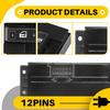 Front Right Power Window Switch for 2000-02 Gmc Yukon Chevrolet Tahoe Suburban A