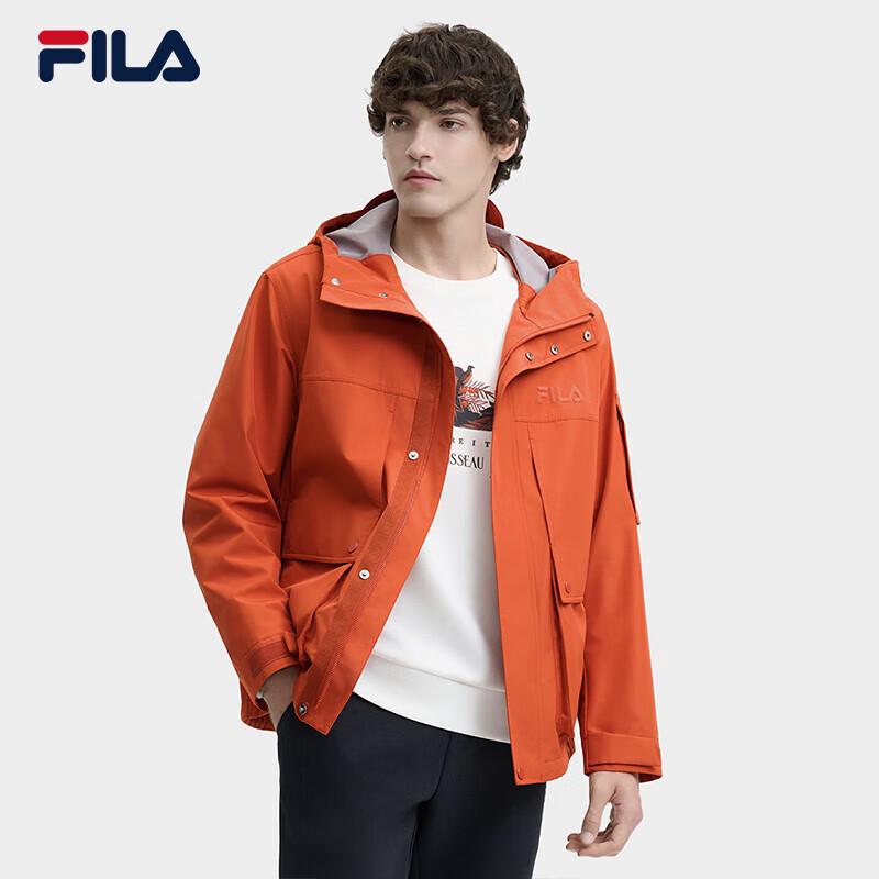 Мужская тканая куртка с капюшоном FILA 2024 Зима L