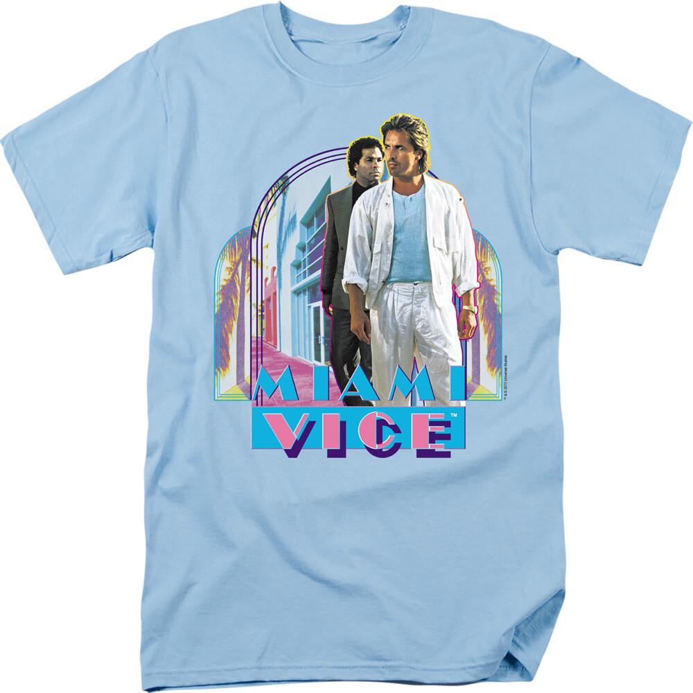 Miami Vice Miami Heat Licensed Adult T-Shirt M