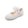 Fashion Children's Beaded Small Flower Leather Shoes Girls Princess Shoes Small And Medium Children Crystal Soft Bottom Dance Shoes