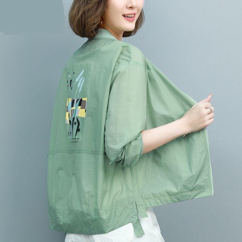 Sun Protection Clothing Women's Long-sleeved Lightweight Women's Short Jacket Casual All-match Summer Sun Protection Shirt
