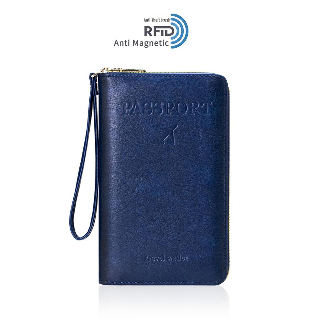 2025 RFID Zippered Travel Passport and Ticket Organizer Anti-theft Bag