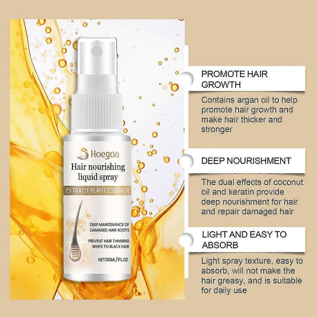 Biotin Hair Growth Essence Spray, 2024 New Hair Growth Spray with Biotin, Hair Nourishing Liquid Spray, Hair Care Liquid Spray
