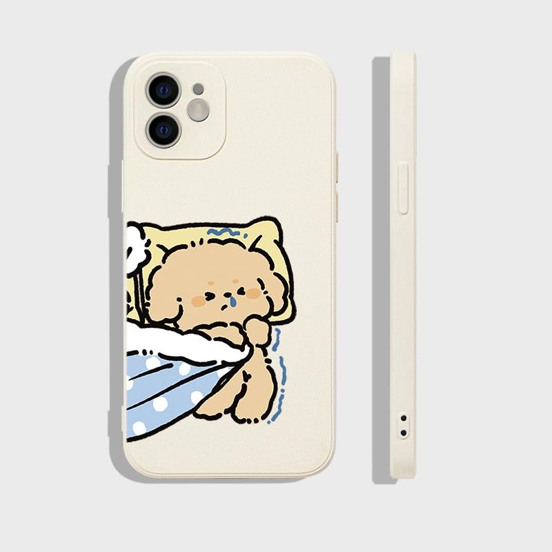 

Funny Cartoon Dog Couple Phone Case for IPhone 11 12 13 14 15 16 Pro Max Mini 7 8Plus X XR XS SE2 Soft Cover Paired Puppy Fundas For iPhone 16 ProMax