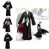 Hochwertiges Bleach Kurosaki Ichigo Cosplay-Kostüm mit zeitlosem Umhang-Design