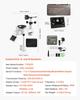 VEVOR 7-in-1 Wi-Fi Weather Station, 177.8 mm TFT Display, Wireless Solar Powered Outdoor Sensor, Rain Gauge, Indoor Outdoor for Weather Forecast