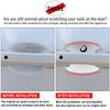 4 Stück Kohlefaser Auto Türgriff Schutzaufkleber Emblem Zubehör für BMW 3 4 5 7 Serie GT X1 X3 X4 X5 X6 F15 F16 F18 F10