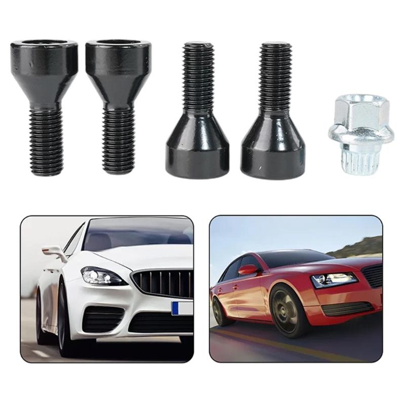 36136776076 High Strength M14x1.25 Wheel Bolt For R56 F55 R57 R58 R59 R60 E70 E71 F60 With Enhancing Safety Lock Design