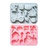 9 Cavity Farm Animal Silicone Baking Molds For Cakes Chocolate Dessert Kitchen Tool Dishwasher Safe Heat Resistant Molds