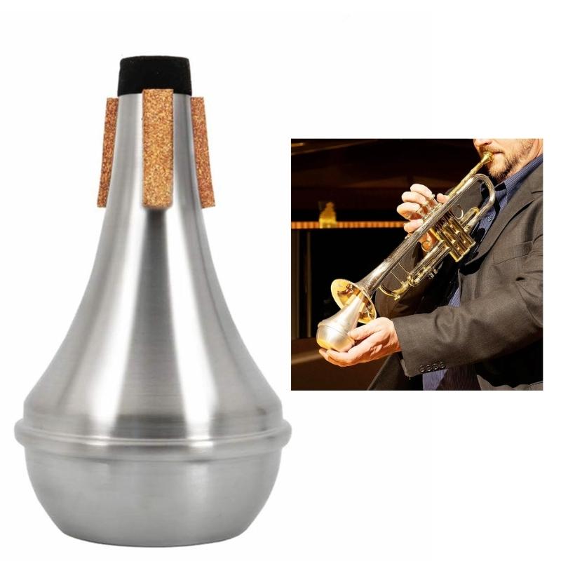 Trumpet Practice Silencers Straight Mute Trumpet Aluminum Alloy Trumpet Mute Trumpet Silencers Trumpet Mute Silencers