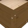 Plant Pot Honey Brown 82.5 X 82.5 X 39 Cm Solid Pine Wood