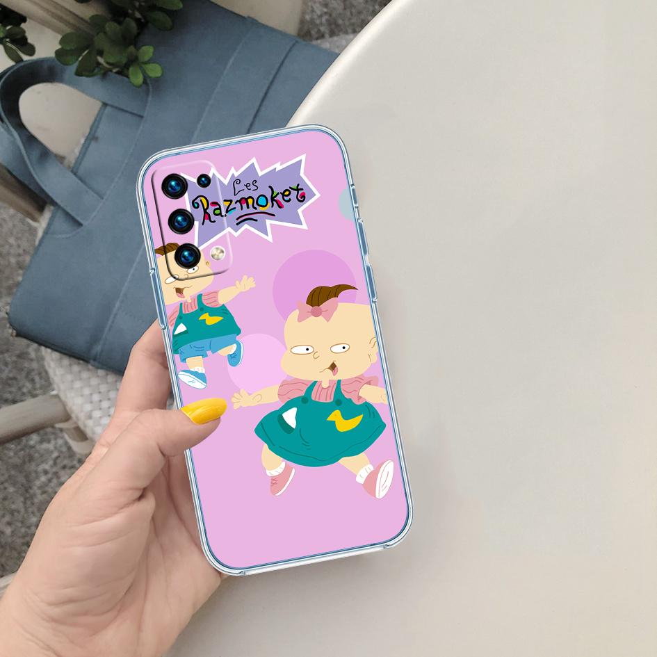 R-Rugrats Funny Phone Case for Motorola Moto E13 E15 E20 E22 22I E22S E30 E32 E40 E7 E7I G Plus Power Play Stylus G22 G14