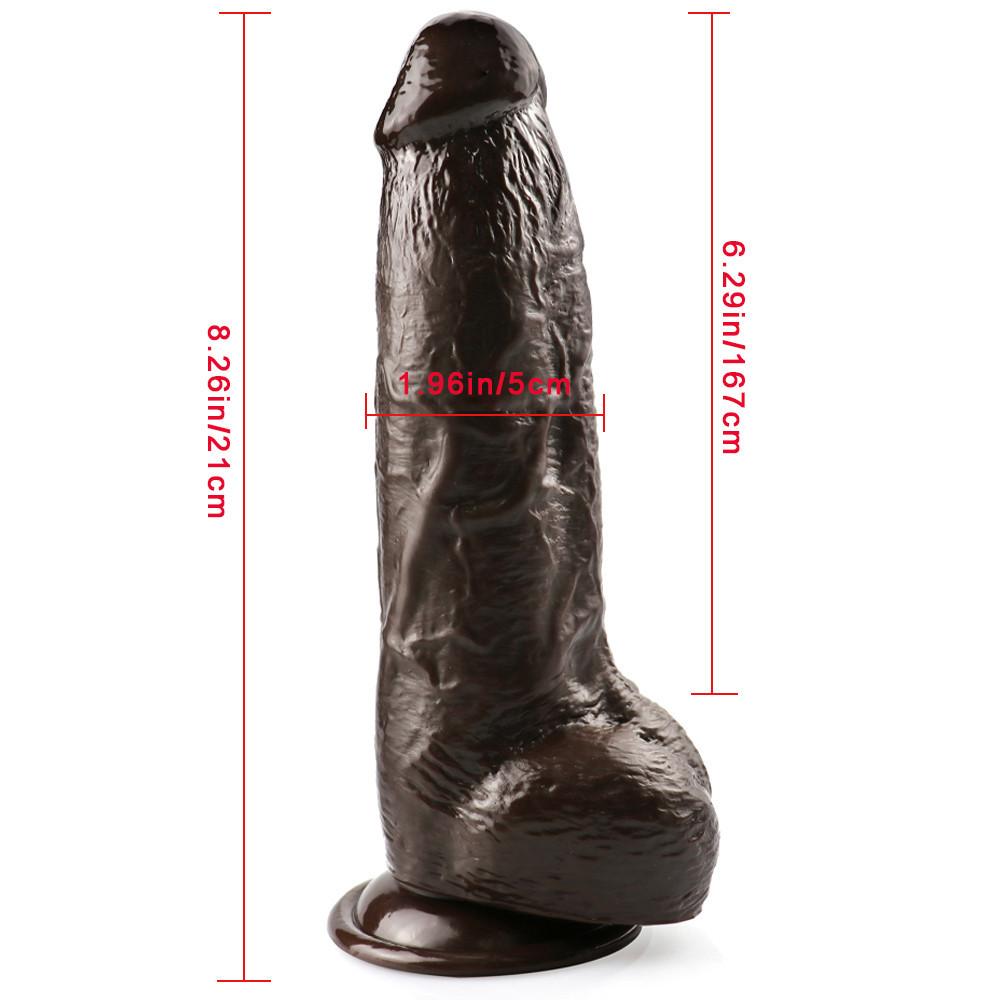 Enormous Female G-spot Masturbator Dildo Realistic Fake Sucker Phallus Simulated for Lesbian Anal Sex Toys Dildos