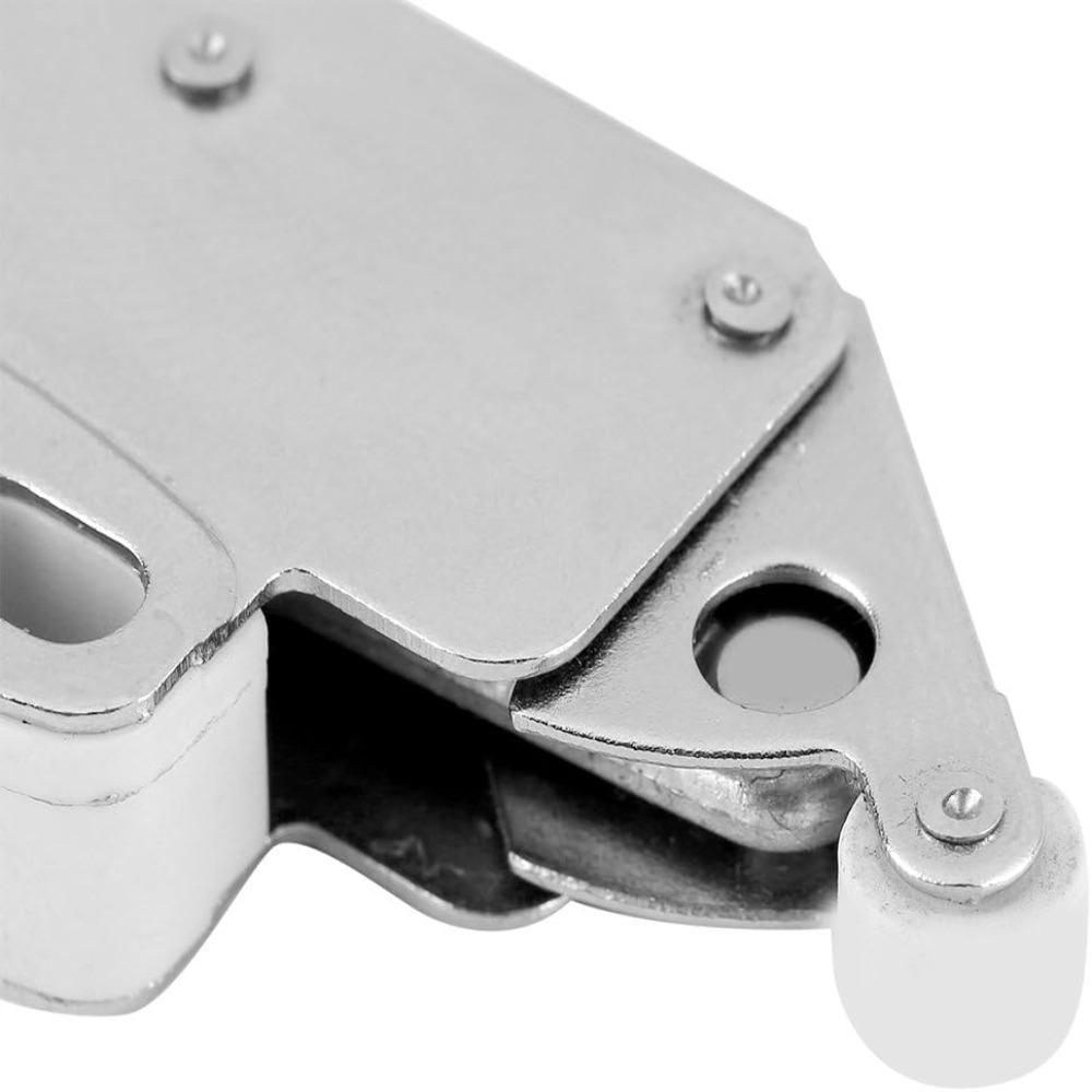 2pcs Flame Retardant Push To Open Lock ABS Material Spring Loaded Latch Cabinet Door Lock  Kitchen