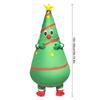 Adult Inflatable Christmas Tree Costume Reusable One Size Fits Men Women Dress Up Outfit for Stage Cosplay Event Parade Party