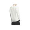 Adidas Solid Color Logo Round Neck Sports Sweatshirt Men Sweatshirts White JE8634