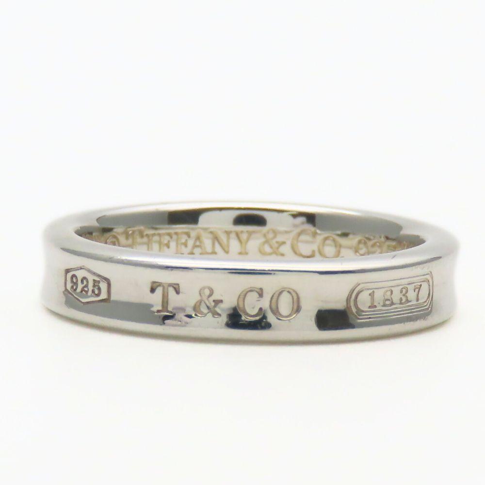 Used TIFFANY&Co. Ring 1837 Narrow EU#52 Silver925 3.9g Silver Classic