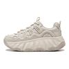 Li Ning Classic Versatile Retro Fashion Thick Sole Height Increasing Slimming Casual Low Top Lifestyle Shoes Women sneaker Stalactite-Gray AGCW028-4