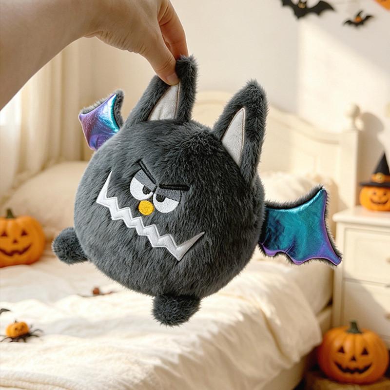 Halloween Ghost Bat Pumpkin Plush Toy With Pp Cotton For Store Decorations