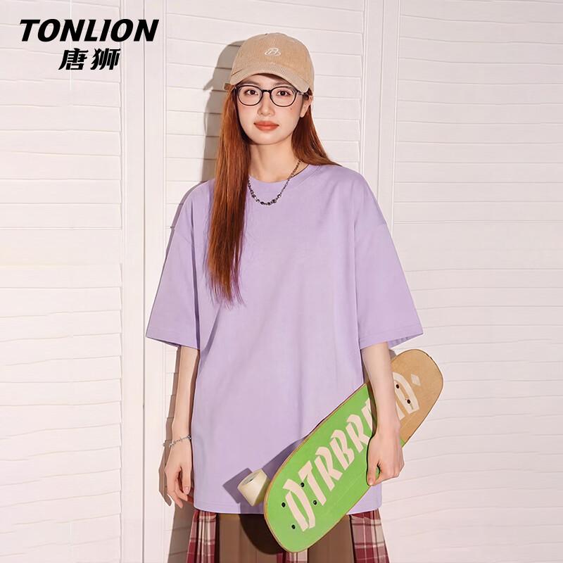 TonLion Women s Pure Cotton Short Sleeve T-Shirt L