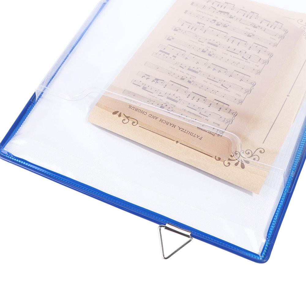 Wall Hanging File Folder Plastic Document Storage Bag Portable A4 Receipt Organizer Home